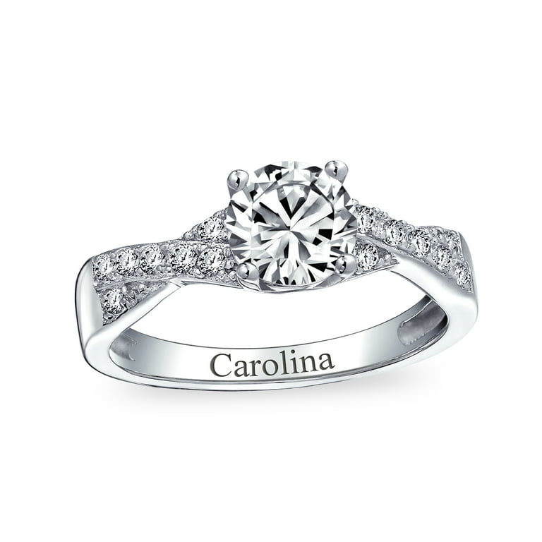 Heart Design Ring Sterling Silver 925 With Pave Set White Cubic Zirconia Stones Heart Design Ring Sterling Silver 925 With Pave Set White Cubic Zirconia Stones